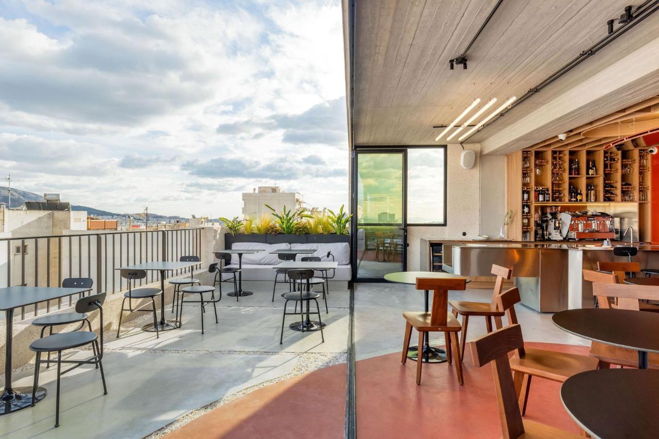 The Newel Psychiko Hotell Athen Eksteriør bilde The rooftop bar at the London office