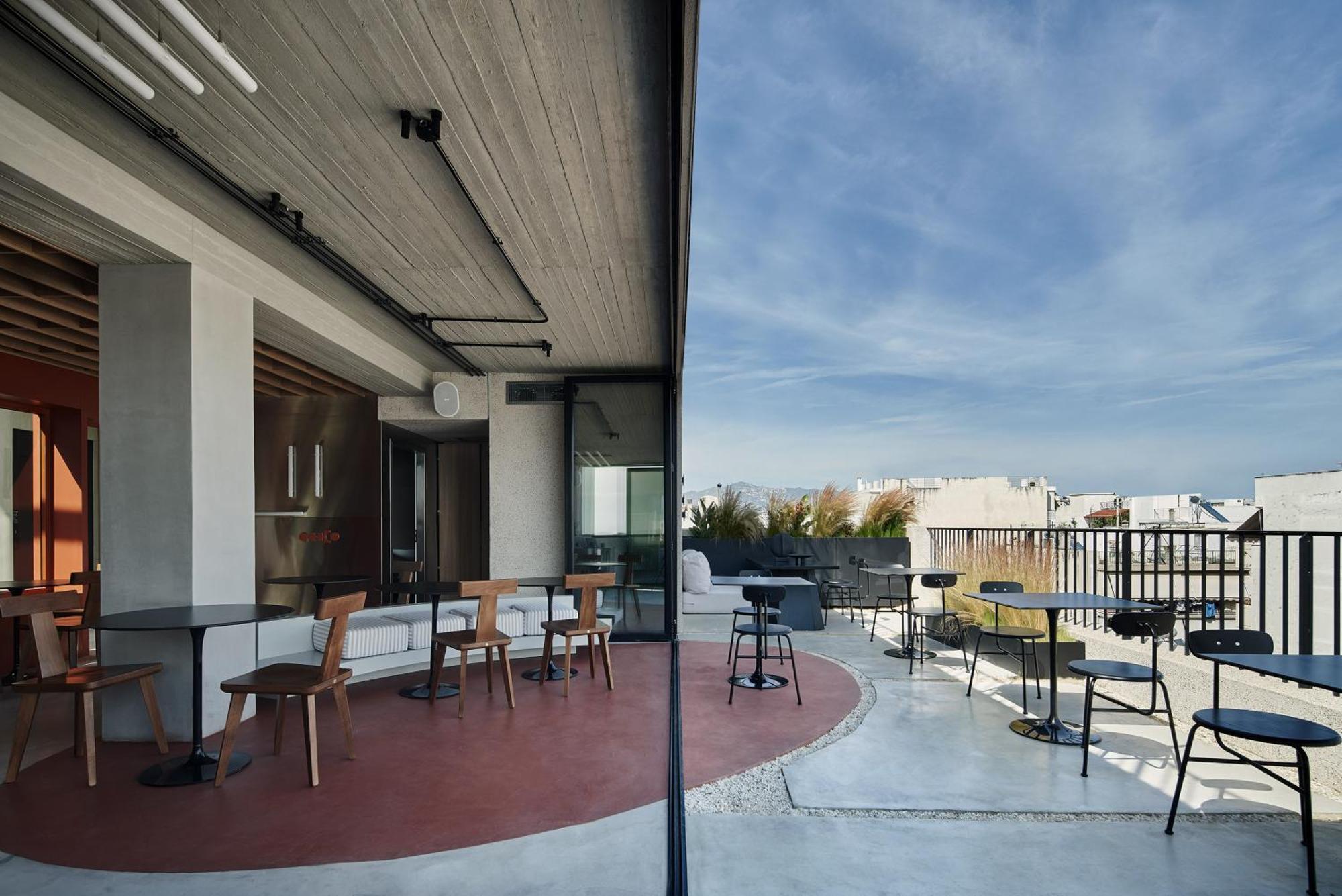 The Newel Psychiko Hotell Athen Eksteriør bilde The rooftop of the building