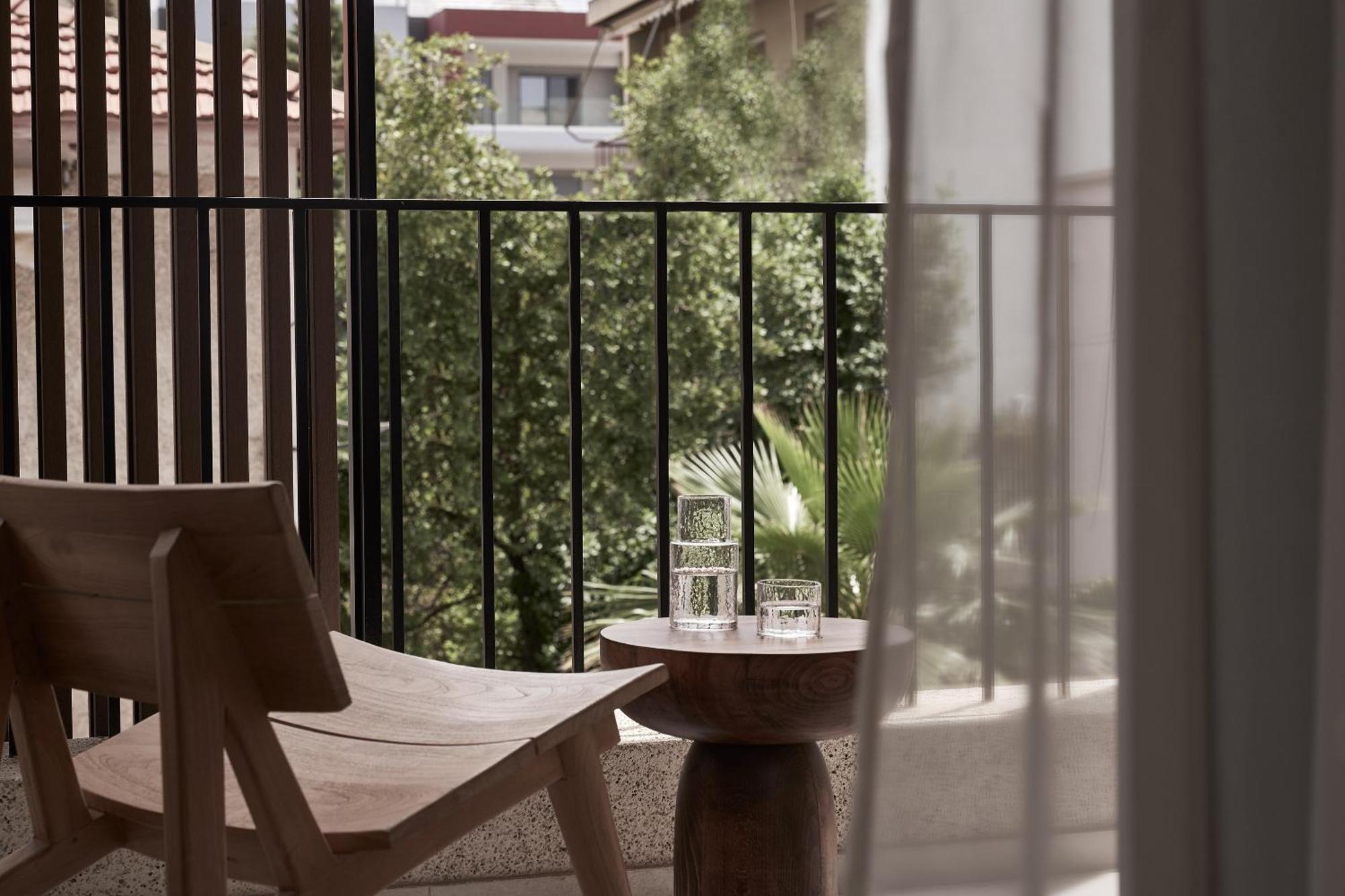 The Newel Psychiko Hotell Athen Eksteriør bilde 3D rendering of a balcony