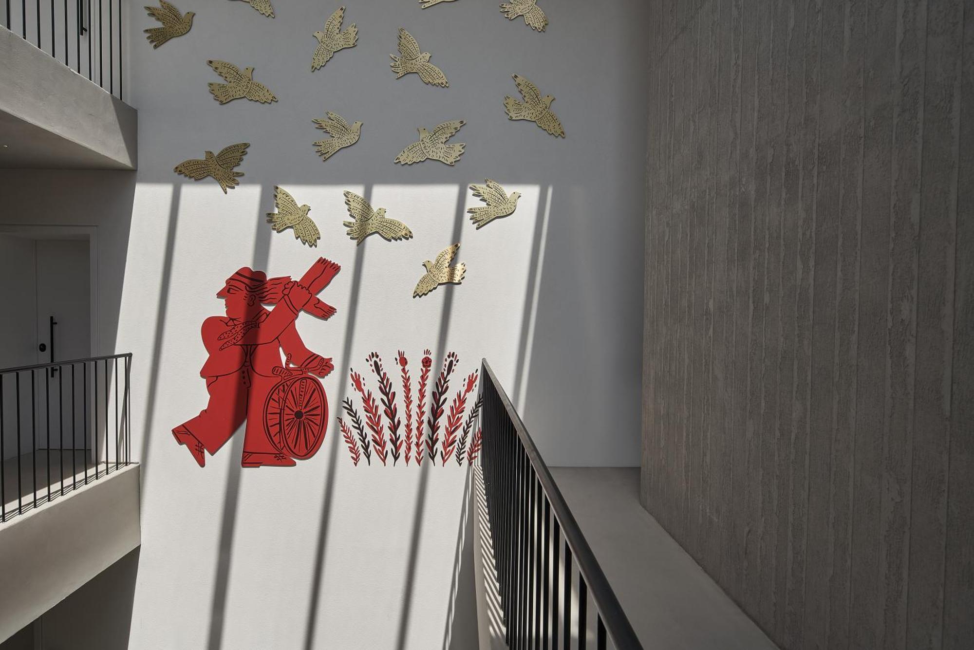 The Newel Psychiko Hotell Athen Eksteriør bilde The staircase